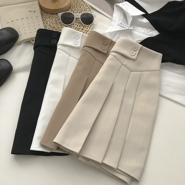 Naiste plisseeritud seelik asümmeetrilise kinnitusega