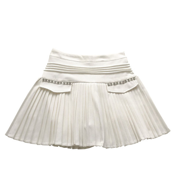 Sieviešu kroku svārki ar akmeņiem viduklī