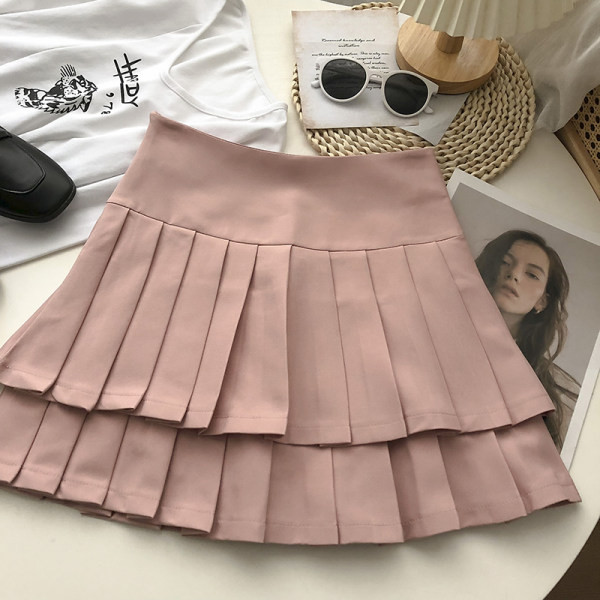 Fusta scurta de dama cu talie inalta in patru culori