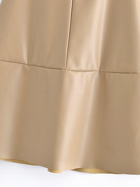 Moodne naiste seelik vööga sirge mudel