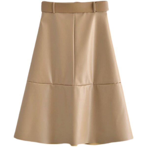 Moodne naiste seelik vööga sirge mudel