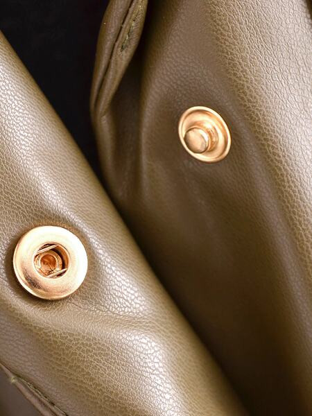 Naiste nahast kleit vöörihma ja nööpidega