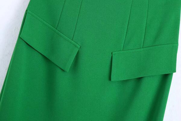 Moodne kõrge vöökohaga liibuv naiste seelikumudel