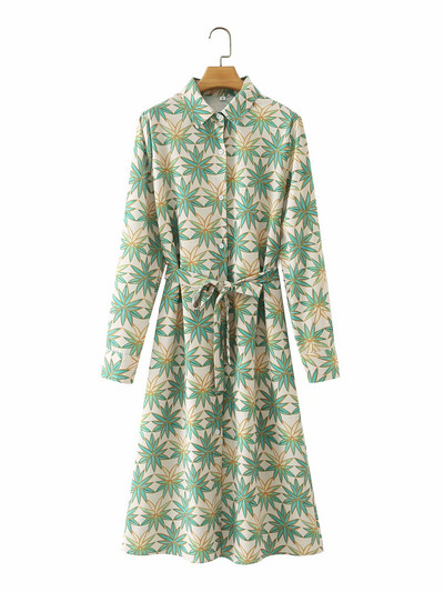 Naiste kevadkleidi tasuta mudel lipsudega