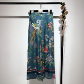 Naiste värviline kõrge vöökohaga seelik