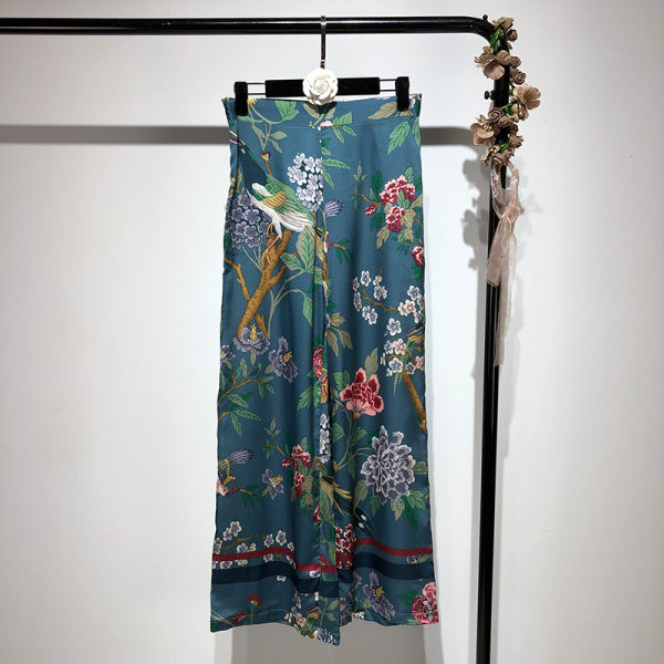 Naiste värviline kõrge vöökohaga seelik