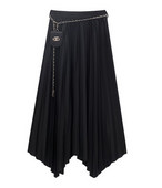 Naiste kõrge vöökoha ja vöökaunistusega seelik