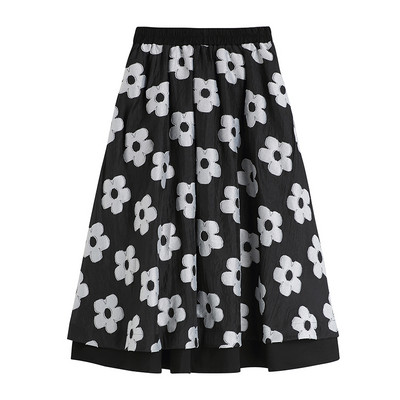 Naiste kõrge vöökoha lõikega seelik