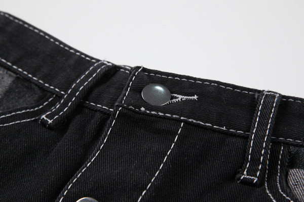 Pikk naiste teksaseelik nööpidega