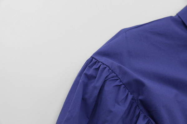 Rochie de dama moderna model asimetric in albastru