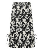 Naiste pikk seelik kõrge vöökoha ja lipsudega