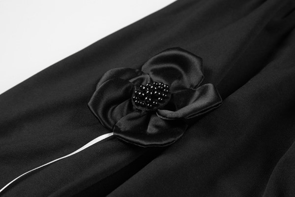 Fusta retro dama cu flori 3D