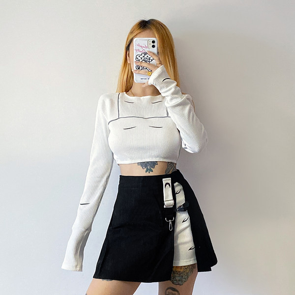 Naiste kõrge vöökoha ja pandlaga seelikupüksid