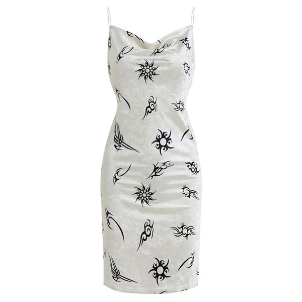 Lühike õhukeste rihmadega satiinist suvekleit