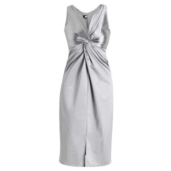 Sügava dekoltee ja lõhikuga suvekleit