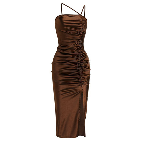 Naiste pikk lõhikuga õhtukleit