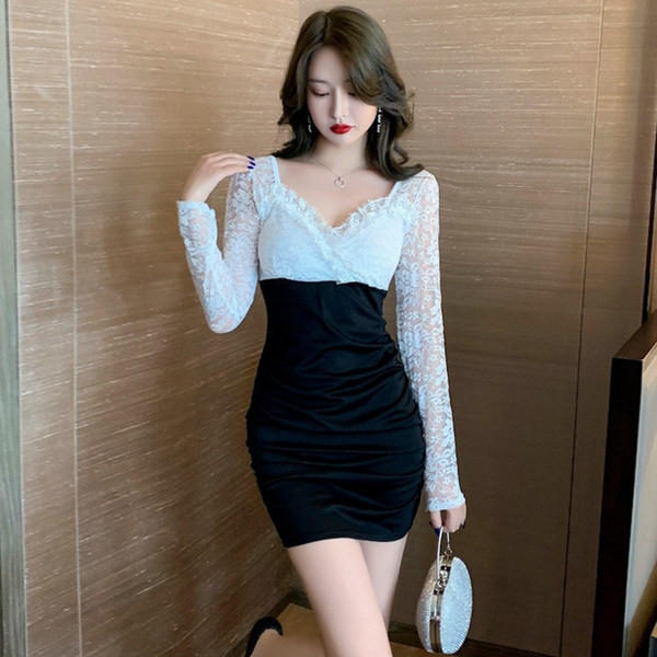 Naiste lühike pitskleit