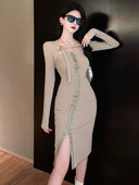 Beeži värvi naiste kleit