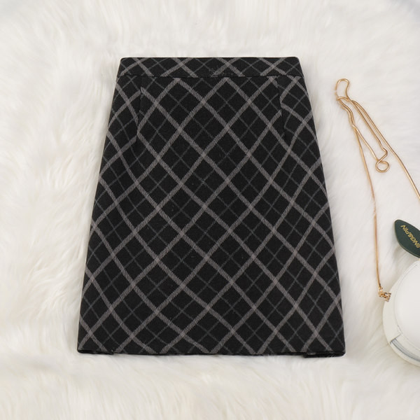 Uus mudel ruuduline seelik-kõrge vöökoht