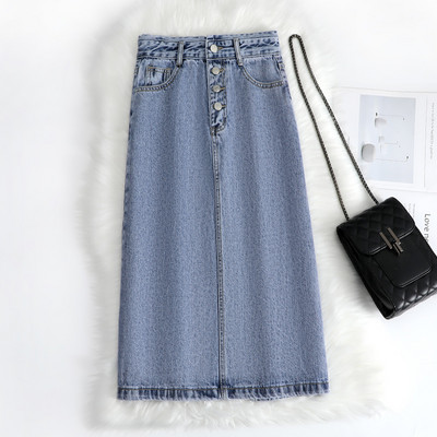 Pikk teksaseelik tavaline nööpidega mudel