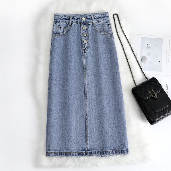 Pikk teksaseelik tavaline nööpidega mudel