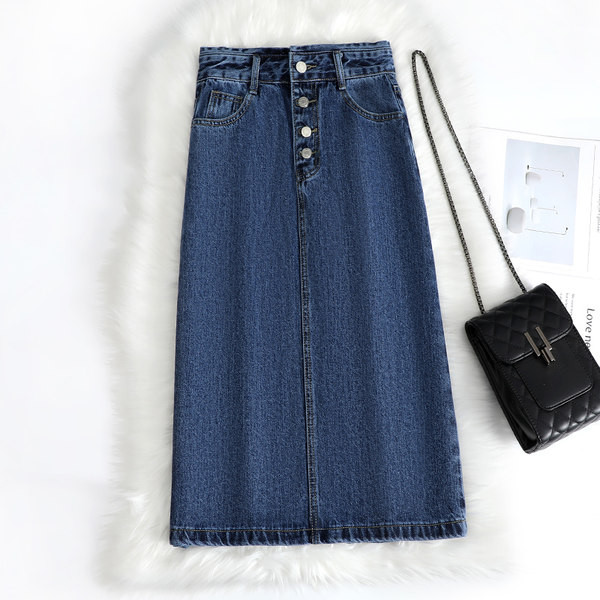 Pikk teksaseelik tavaline nööpidega mudel