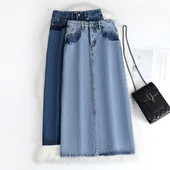 Pikk moodne taskutega teksaseelik