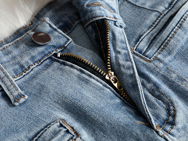 Γυναικεία τζιν φούστα  ψηλόμεση - μπλε χρώμα