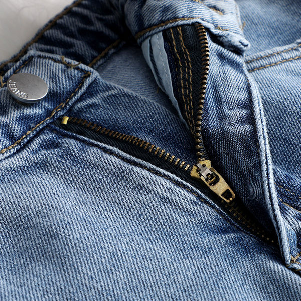 Μπλε γυναικεία τζιν φούστα με ψηλή μέση