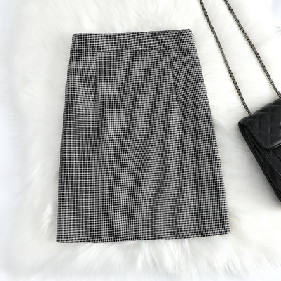 Moodne kõrge vöökohaga seelik