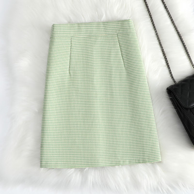 Moodne kõrge vöökohaga seelik