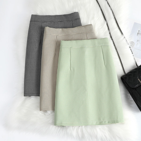 Moodne kõrge vöökohaga seelik