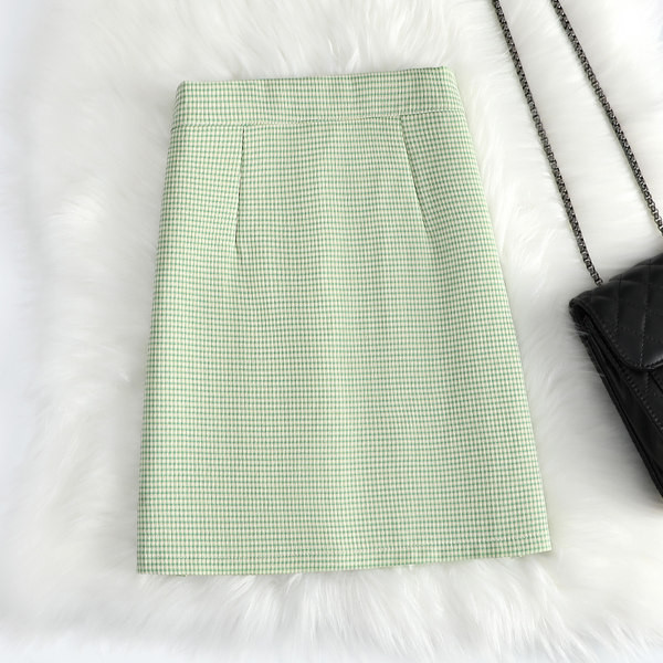 Moodne kõrge vöökohaga seelik