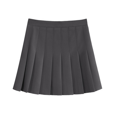 Lühike lukuga plisseeritud seelik