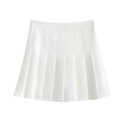 Lühike lukuga plisseeritud seelik