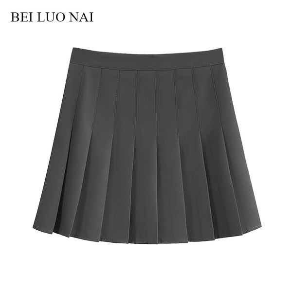 Lühike lukuga plisseeritud seelik