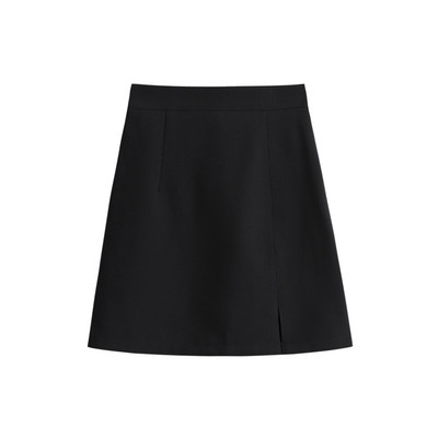 Κοντή κλασική  φούστα με ψηλή μέση