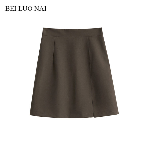 Κοντή κλασική  φούστα με ψηλή μέση