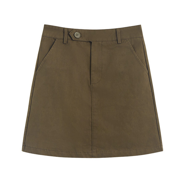 Ίσιο μοντέλο γυναικεία φούστα με ψηλή μέση