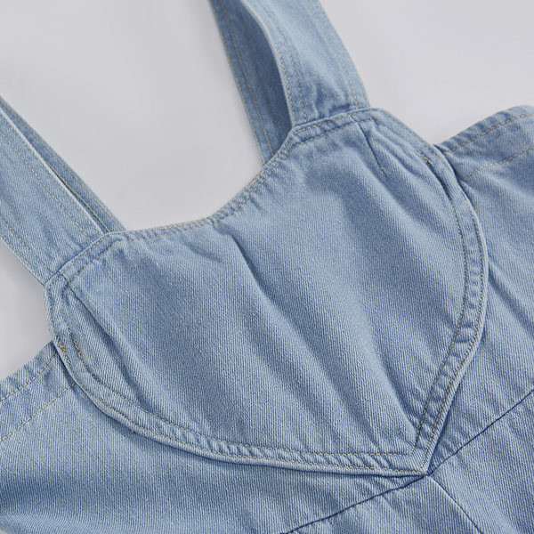 Γυναικείο κομμένο φόρεμα με φαρδιές τιράντες