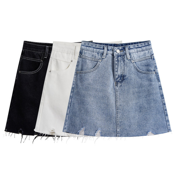 Lühike nööbiga teksaseelik