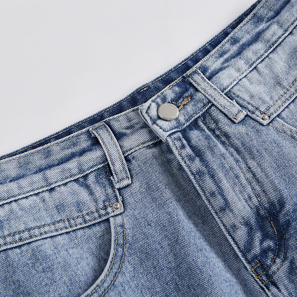 Lühike nööbiga teksaseelik