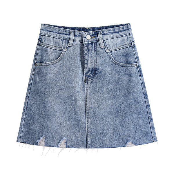 Lühike nööbiga teksaseelik