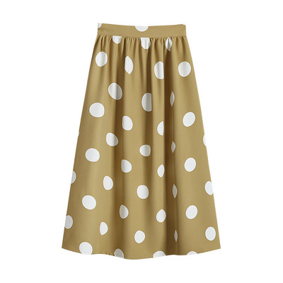 Naiste täpiline seelik kolmes värvitoonis