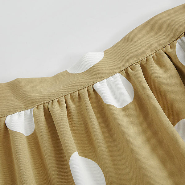 Naiste täpiline seelik kolmes värvitoonis