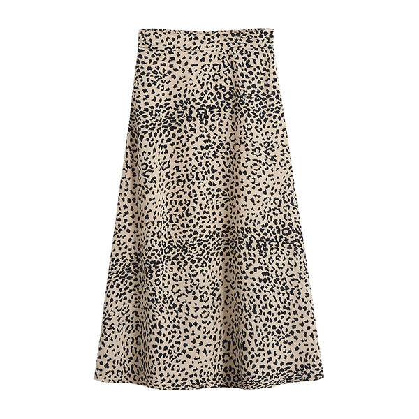 Kahes värvitoonis kõrge vöökohaga naiste seelik