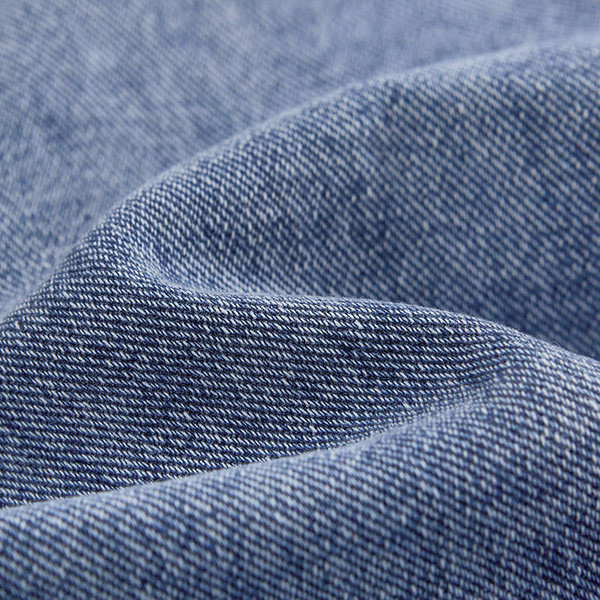 Naiste kõrge vöökoha ja nööpkinnitusega teksaseelik