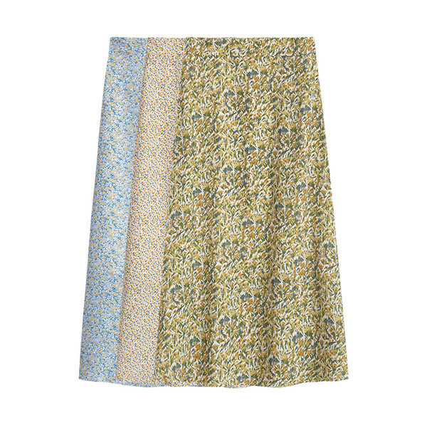 Naiste vabaaja pikk seelik kõrge vöökohaga