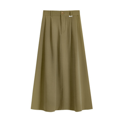 Neljas värvitoonis kõrge vöökohaga naiste seelik