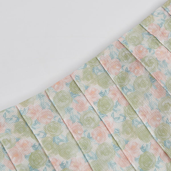 Neljas värvitoonis kõrge vöökohaga naiste seelik